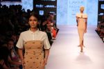 Model walks the ramp for Frou Frou at Lakme Fashion Week 2015 Day 1 on 18th March 2015